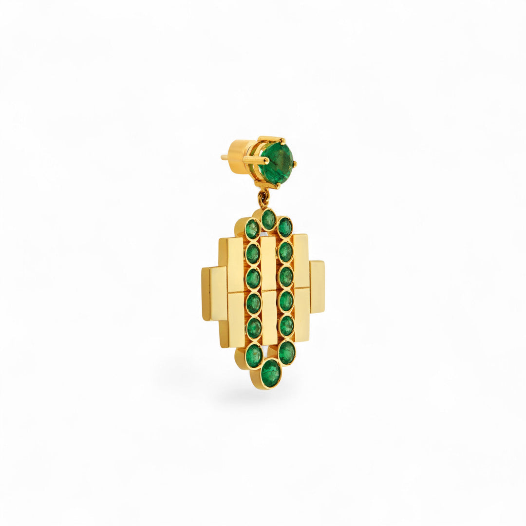 River Flow Bridge Earrings Y - EM - Cascade - Ileana Makri