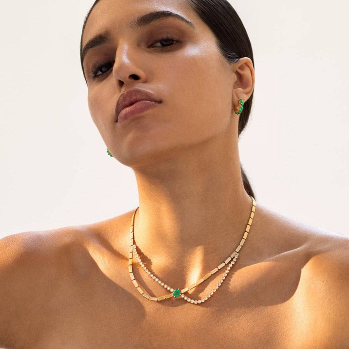 River Οverflow Necklace Y - TTLB - EM - Cascade - Ileana Makri