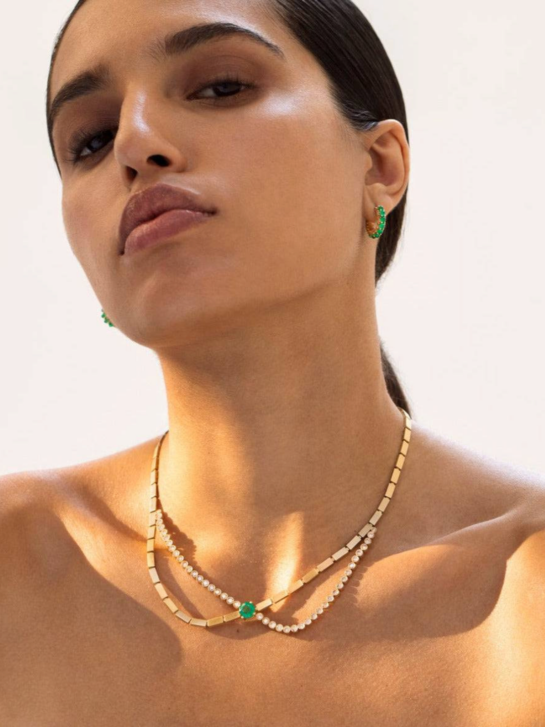 River Οverflow Necklace Y - TTLB - EM - Cascade - Ileana Makri