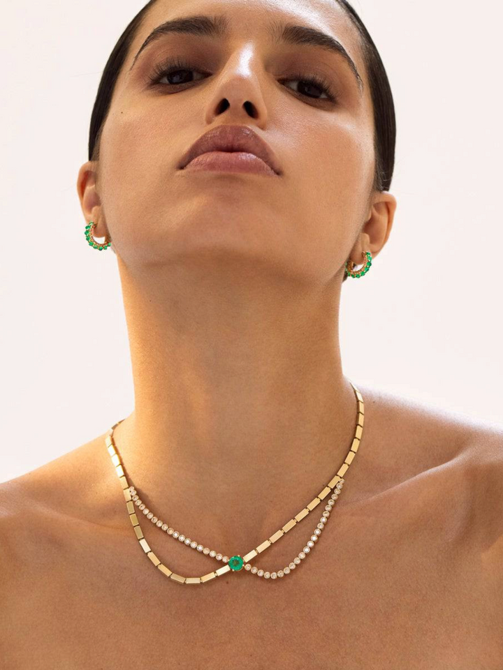 River Οverflow Necklace Y - TTLB - EM - Cascade - Ileana Makri