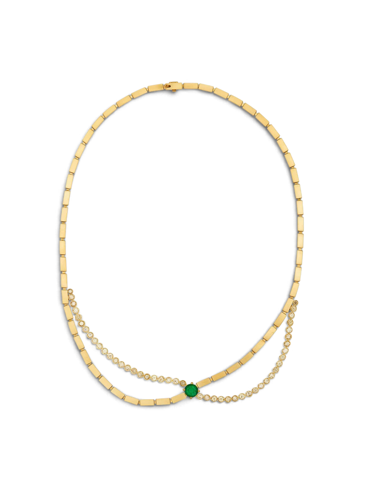 River Οverflow Necklace Y - TTLB - EM - Cascade - Ileana Makri