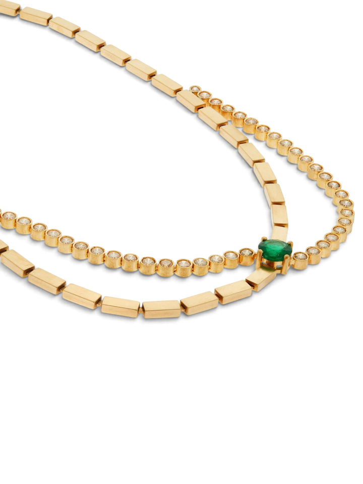 River Οverflow Necklace Y - TTLB - EM - Cascade - Ileana Makri