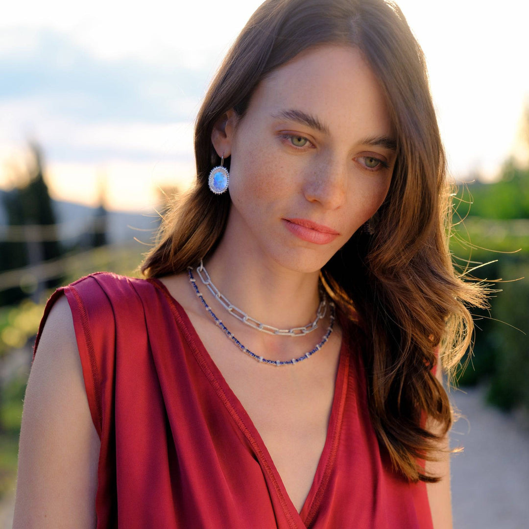 Rivulet Bleu Blanc Necklace - Rivulet - Ileana Makri