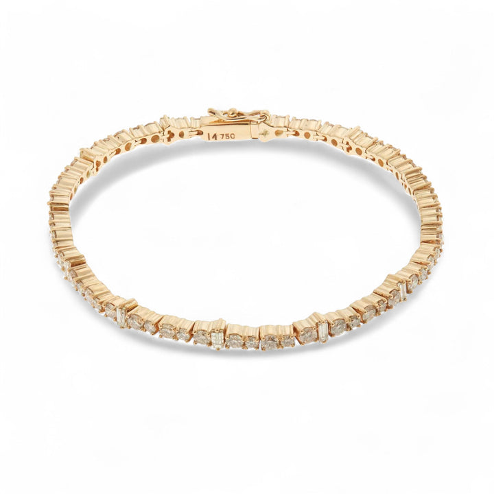 Rivulet Champagne Diamond Bracelet - Rivulet - Ileana Makri