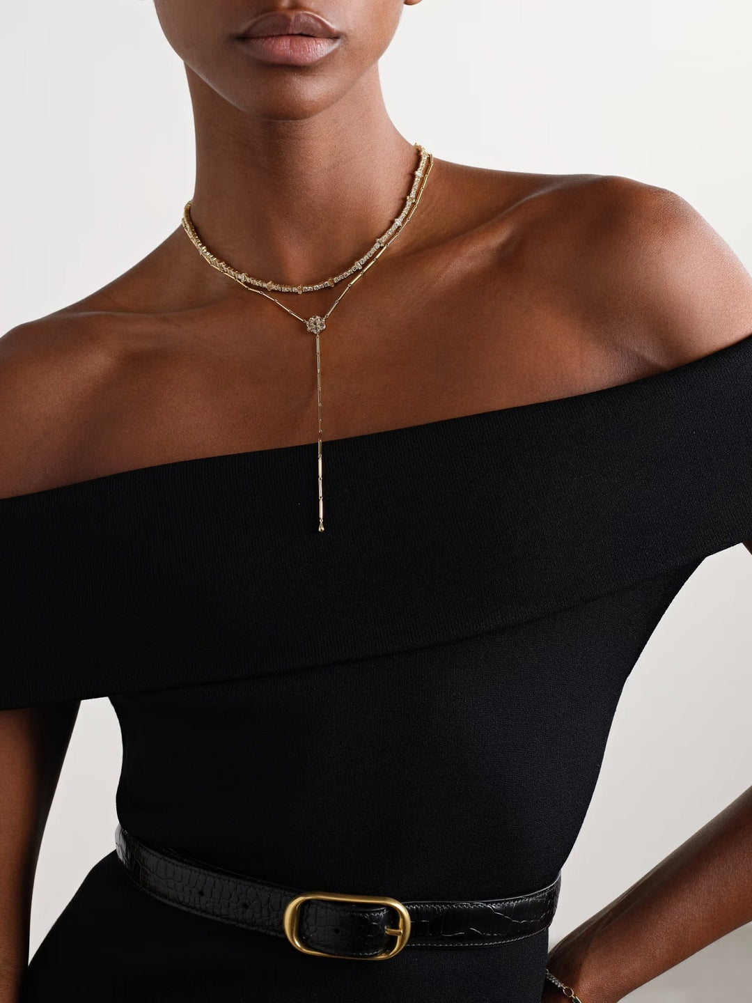 Rivulet Champagne Diamond Necklace - Rivulet - Ileana Makri