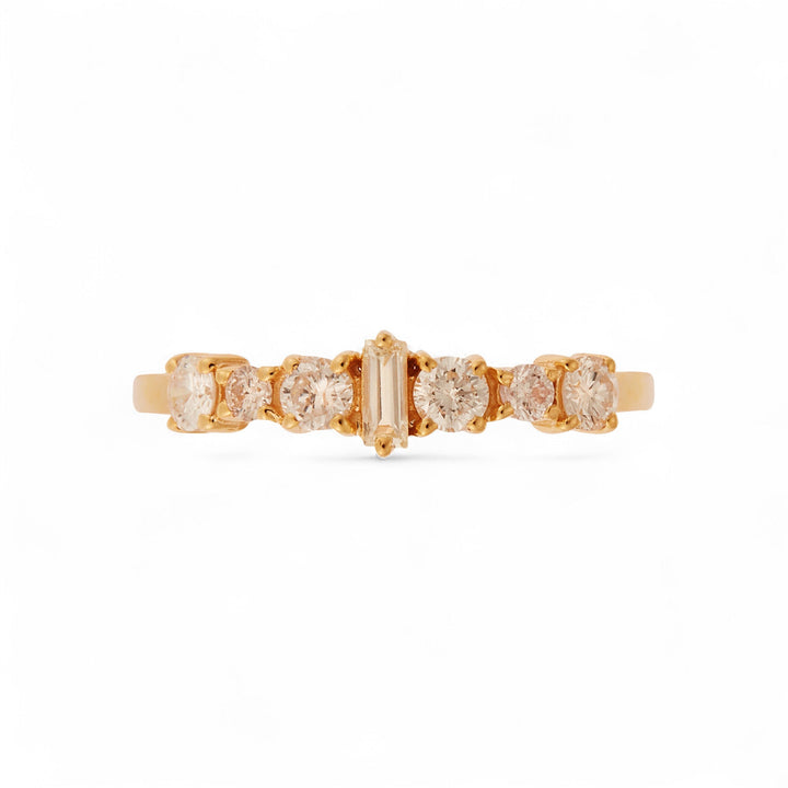 Rivulet Champagne Diamond Ring - Rivulet - Ileana Makri
