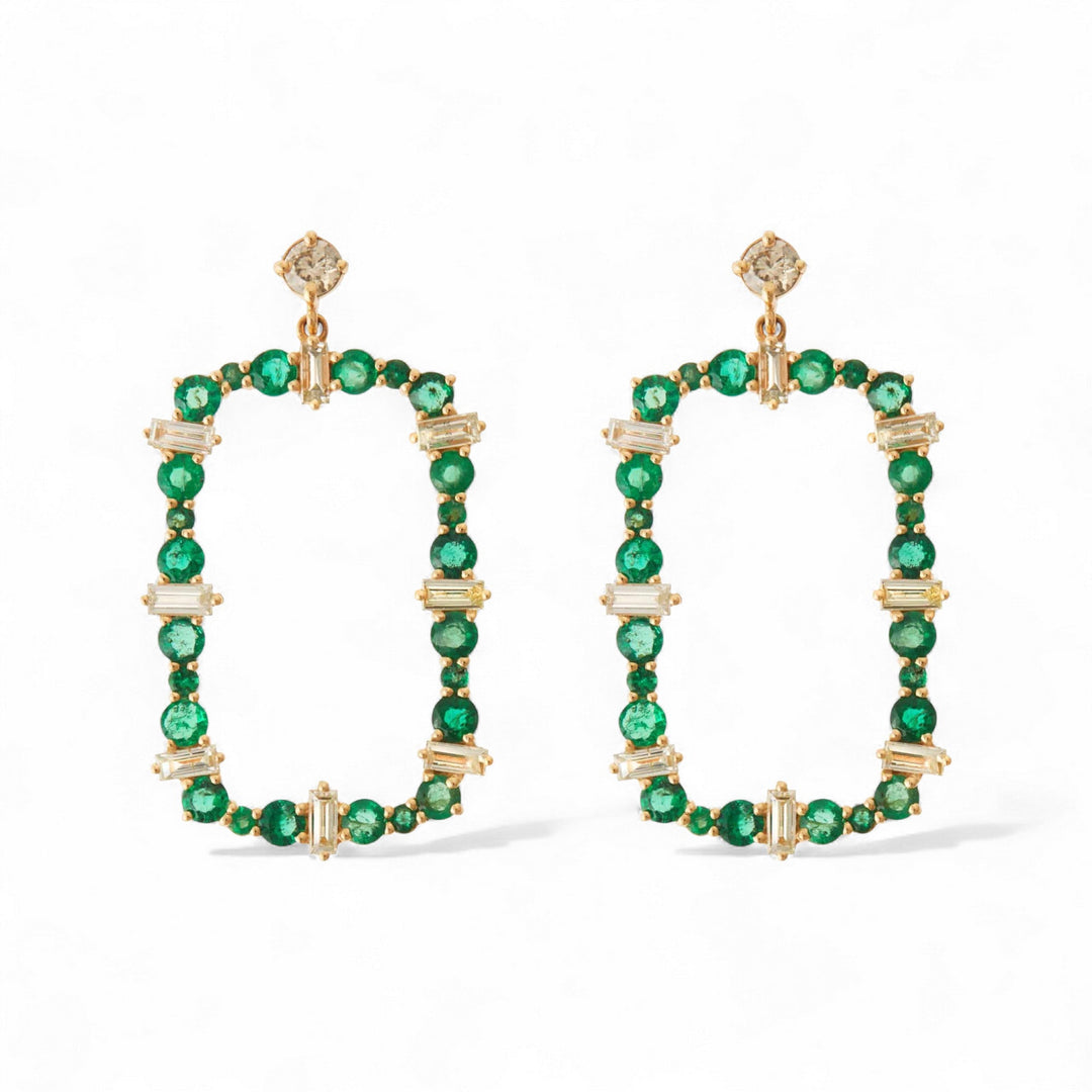 Rivulet Flow Vert Champagne Earrings - Rivulet - Ileana Makri