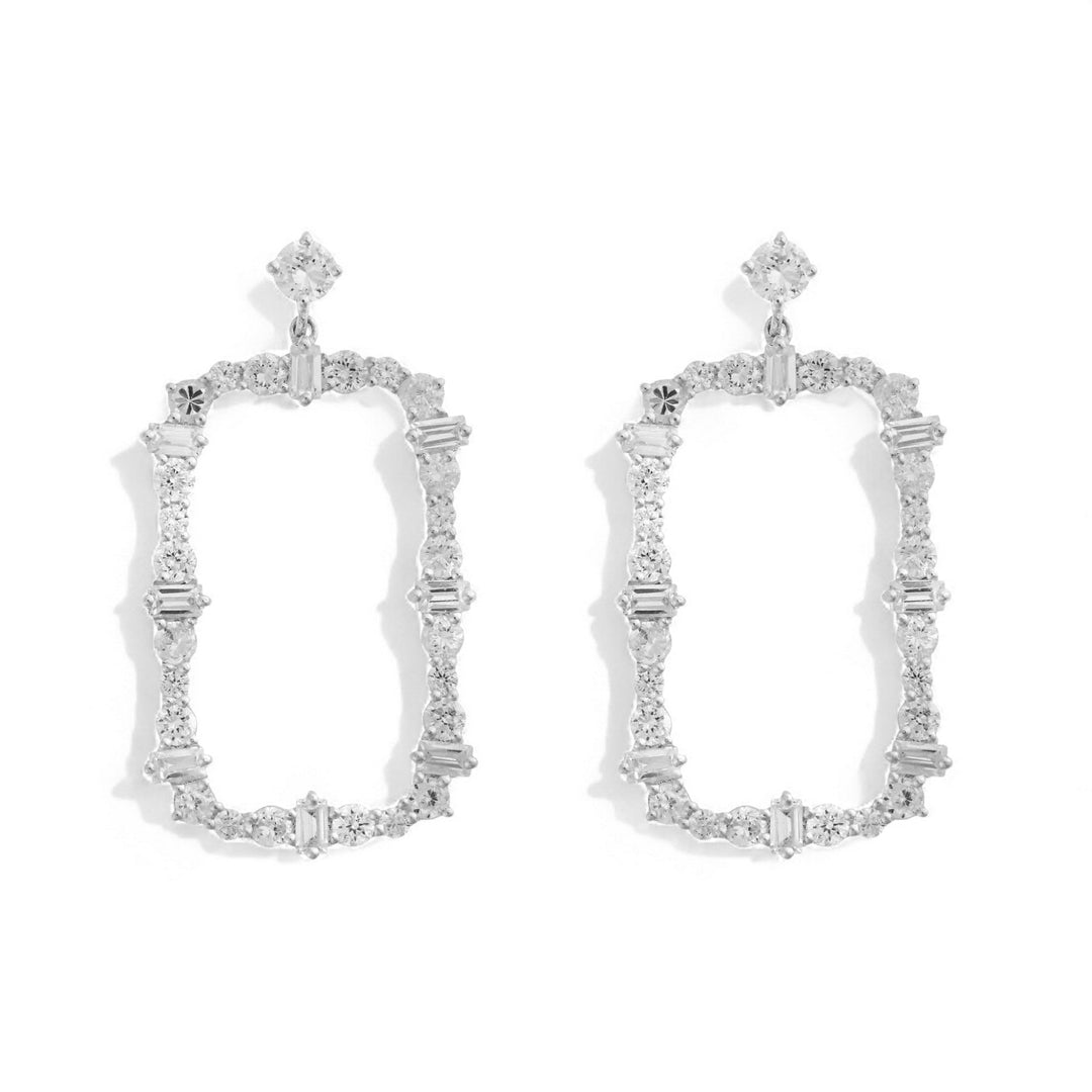 Rivulet Flow White Diamond Earrings - Rivulet - Ileana Makri