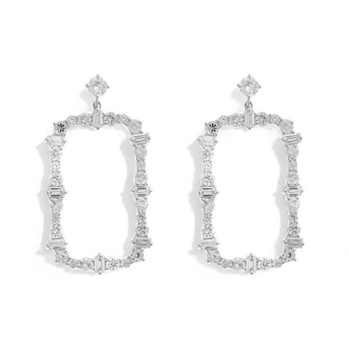 Rivulet Flow White Diamond Earrings - Rivulet - Ileana Makri