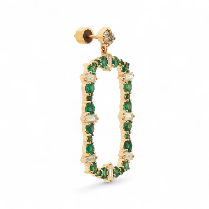Rivulet Flow Vert Champagne Earrings