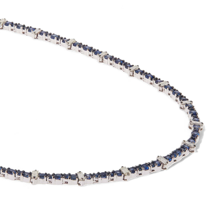 Rivulet Bleu Blanc Necklace