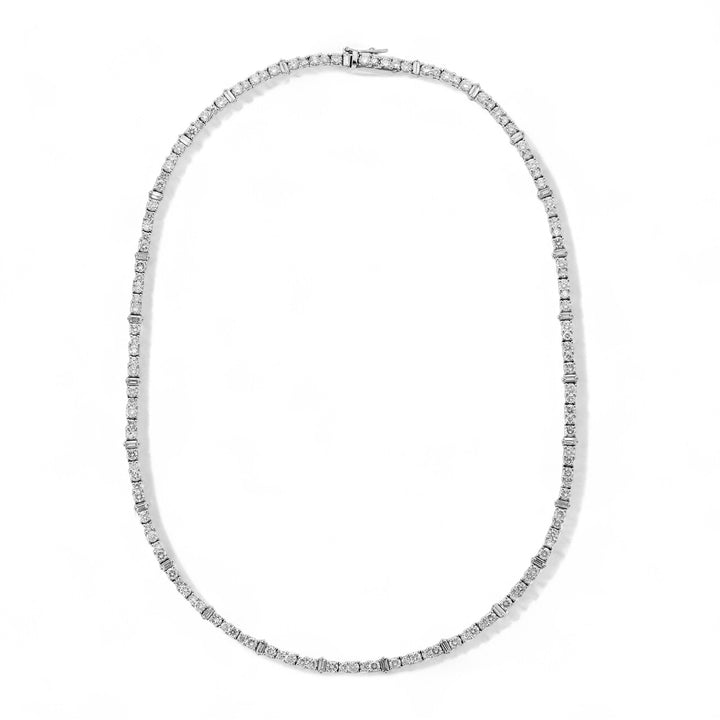 Rivulet White Diamond Necklace