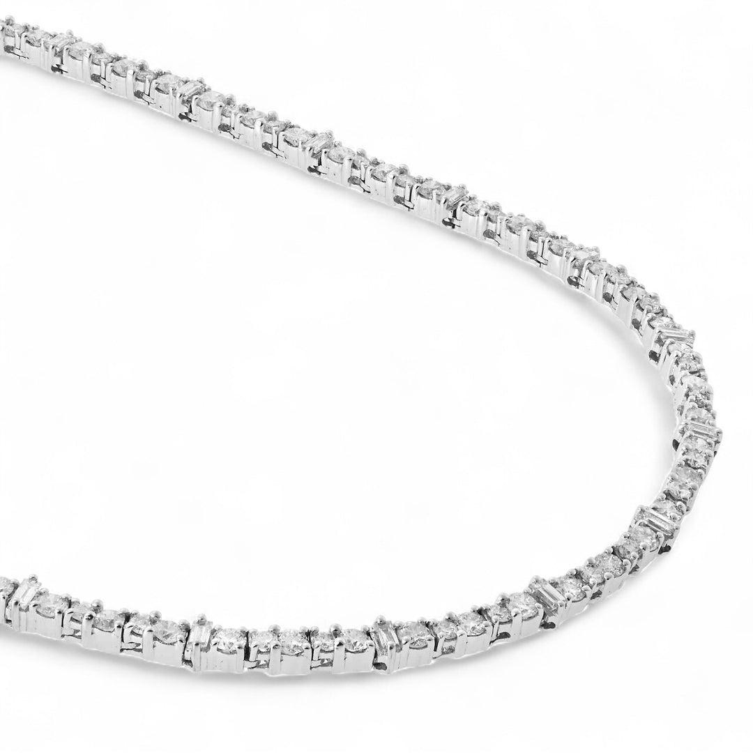 Rivulet White Diamond Necklace
