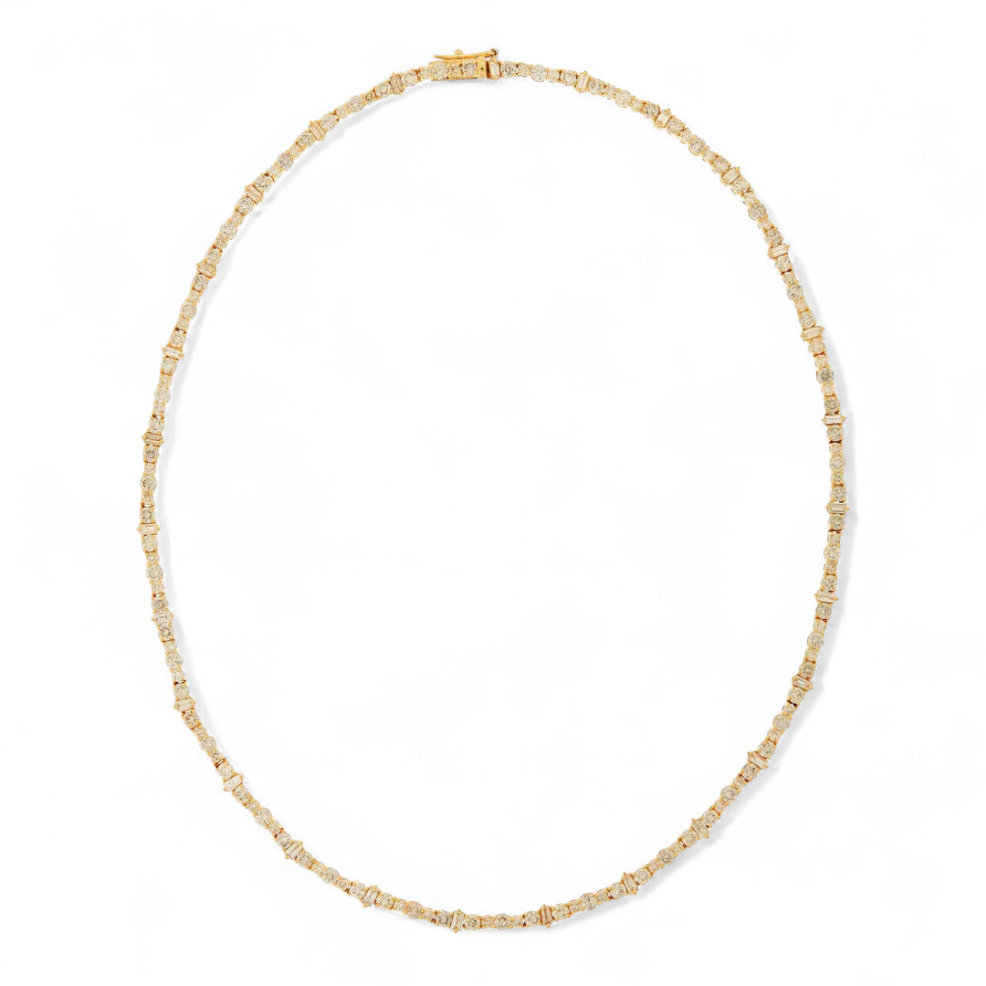 Rivulet Champagne Diamond Necklace