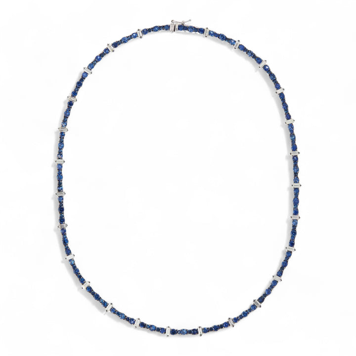 Rivulet Bleu Blanc Necklace