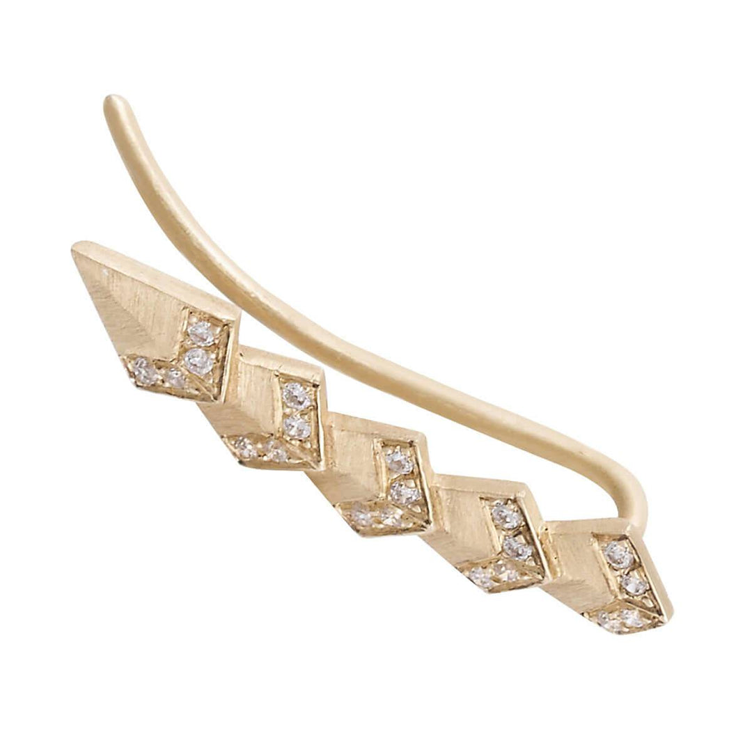Rombus Ear Climber D - Deco - Ileana Makri