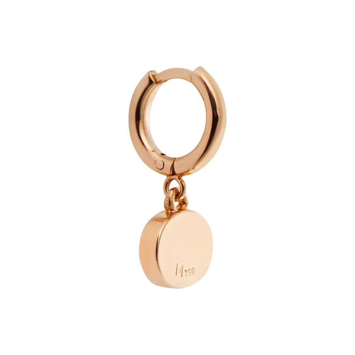 Rose Mini Oval Eye Hoops - EVIL EYE - Ileana Makri