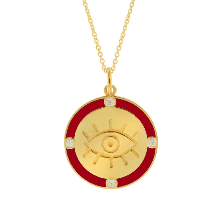 Rouge Lucky Eye Pendant - Emily in Paris - Ileana Makri store