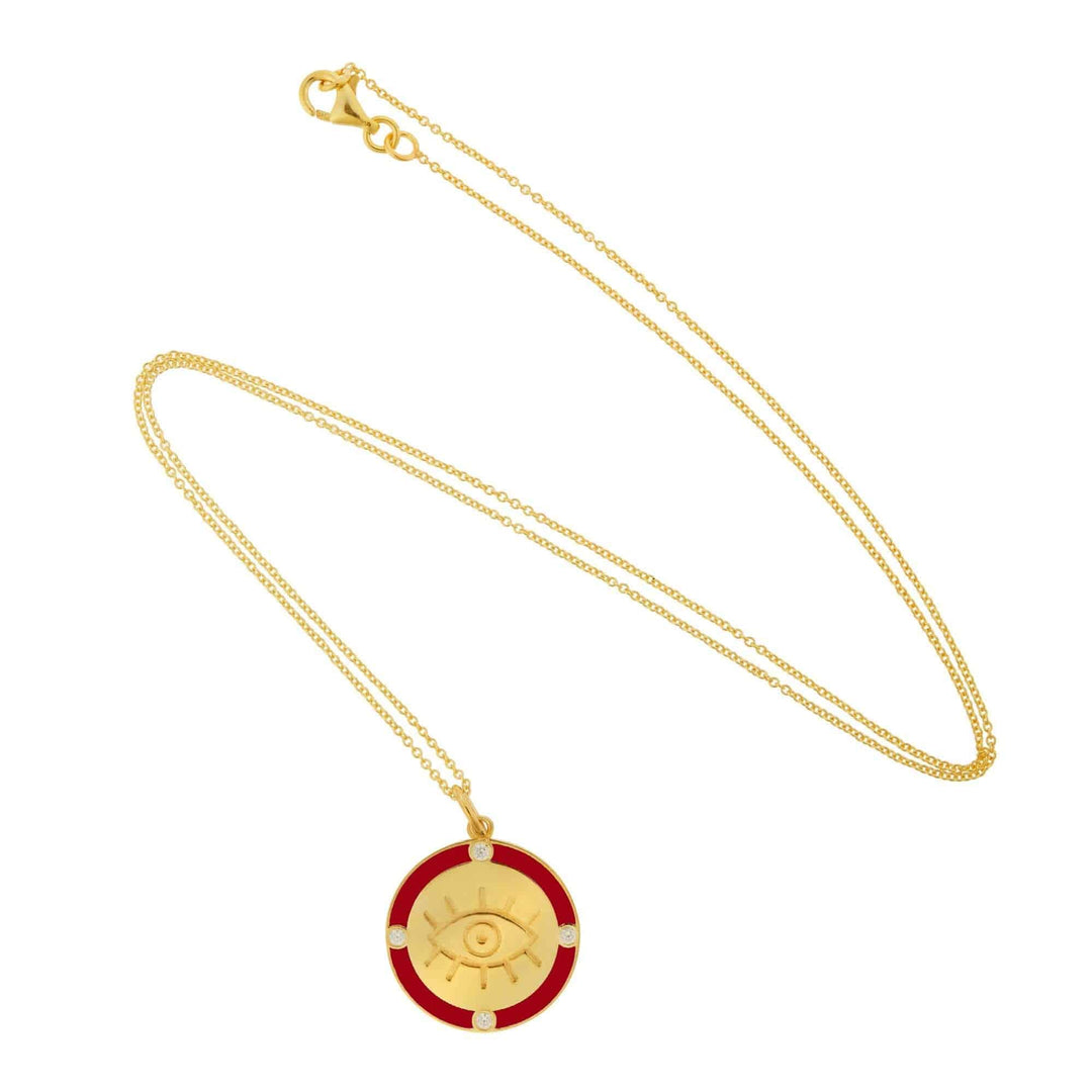 Rouge Lucky Eye Pendant - Emily in Paris - Ileana Makri