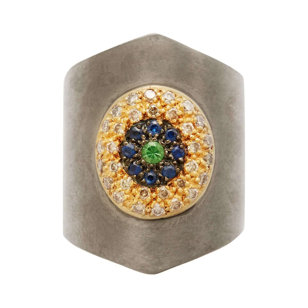 Round Eye Shield Ring CHD - BS - TS - EYE LOVE - Ileana Makri