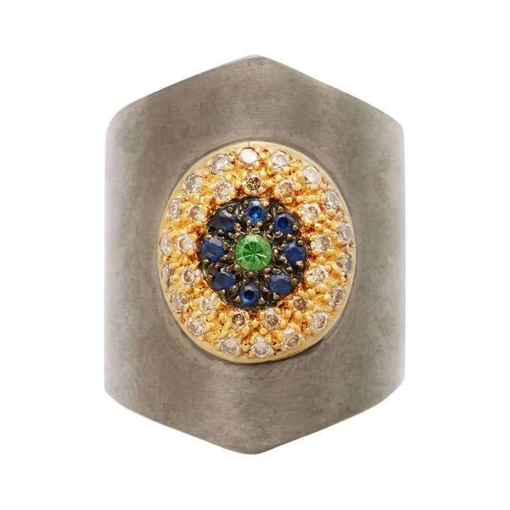 Round Eye Shield Ring CHD - BS - TS - EYE LOVE - Ileana Makri