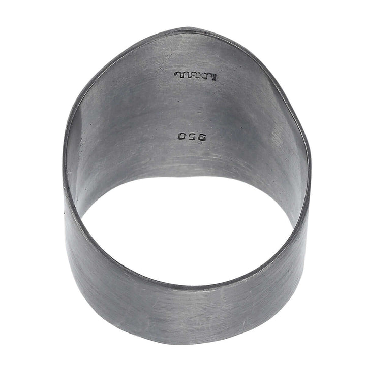 Round Eye Shield Ring Slv - EYE LOVE - Ileana Makri