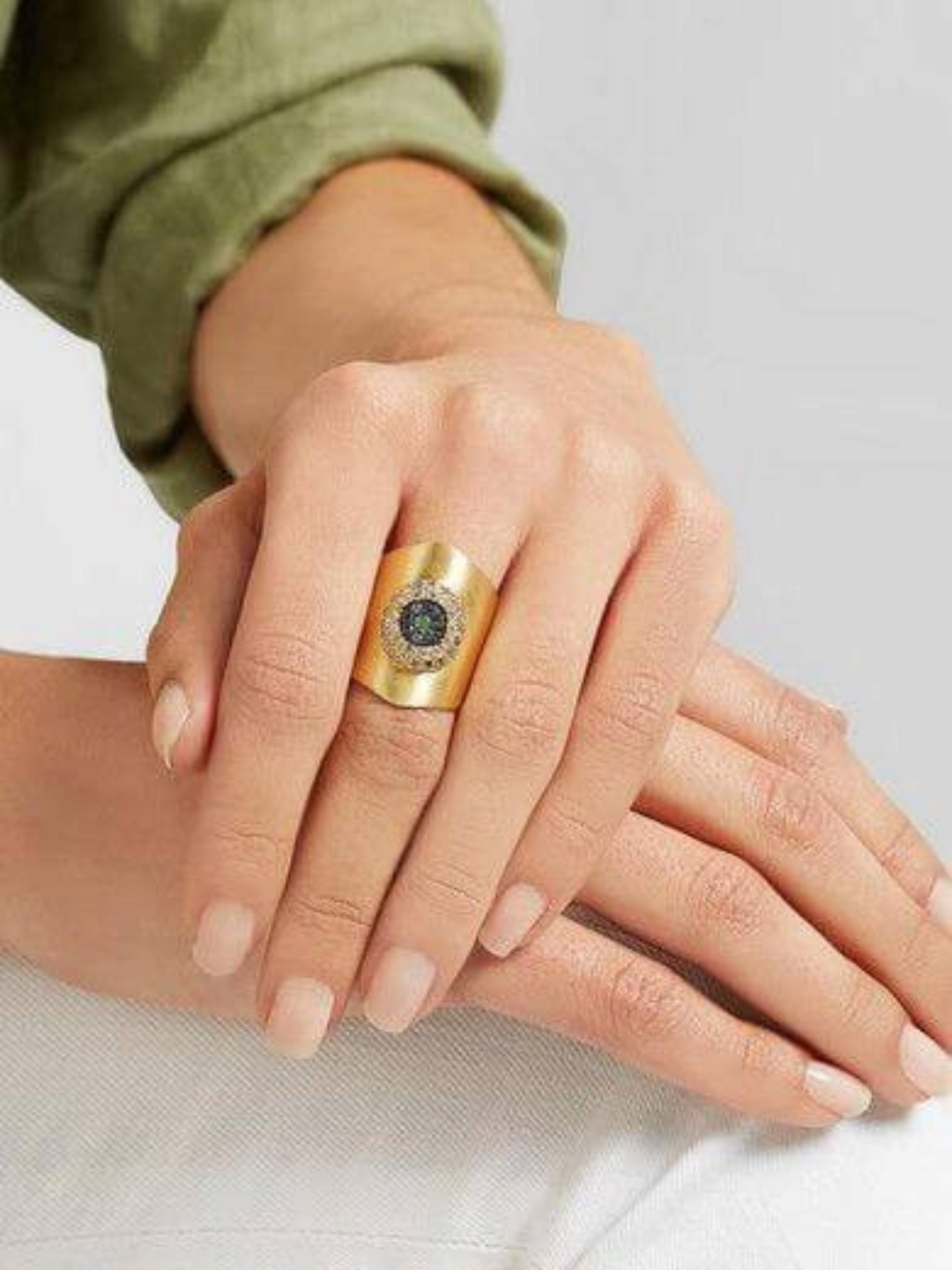 Round Eye Shield Ring Y - EYE LOVE - Ileana Makri