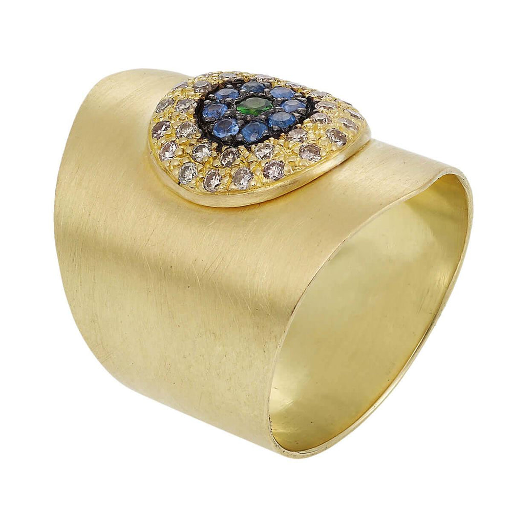 Round Eye Shield Ring Y - EYE LOVE - Ileana Makri