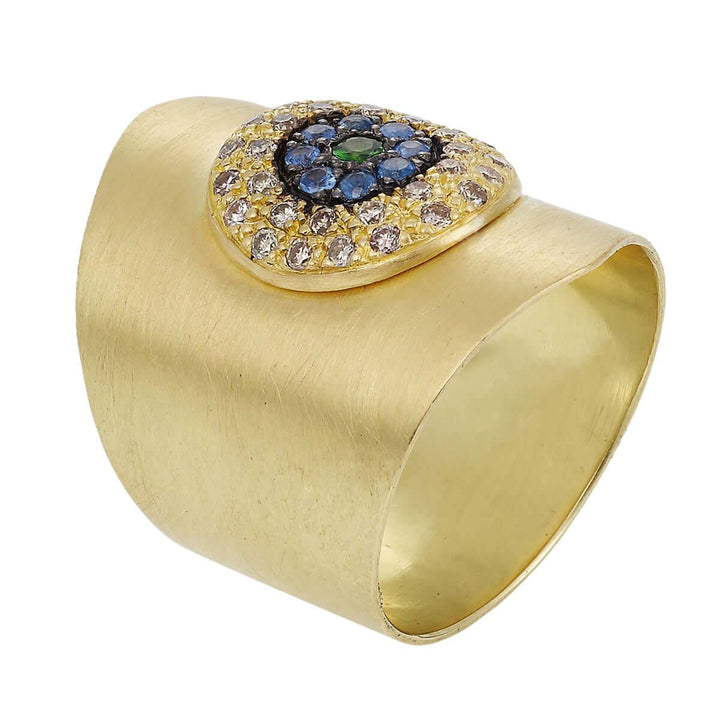 Round Eye Shield Ring Y - EYE LOVE - Ileana Makri