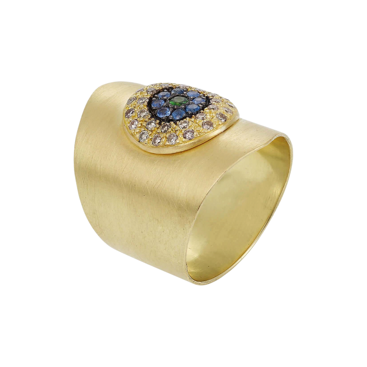 Round Eye Shield Ring Y - EYE LOVE - Ileana Makri