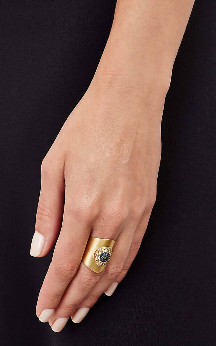 Round Eye Shield Ring Y - EYE LOVE - Ileana Makri