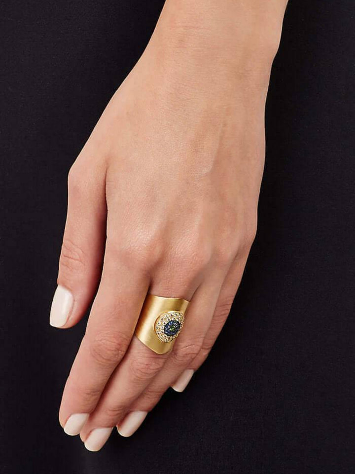 Round Eye Shield Ring Y - EYE LOVE - Ileana Makri