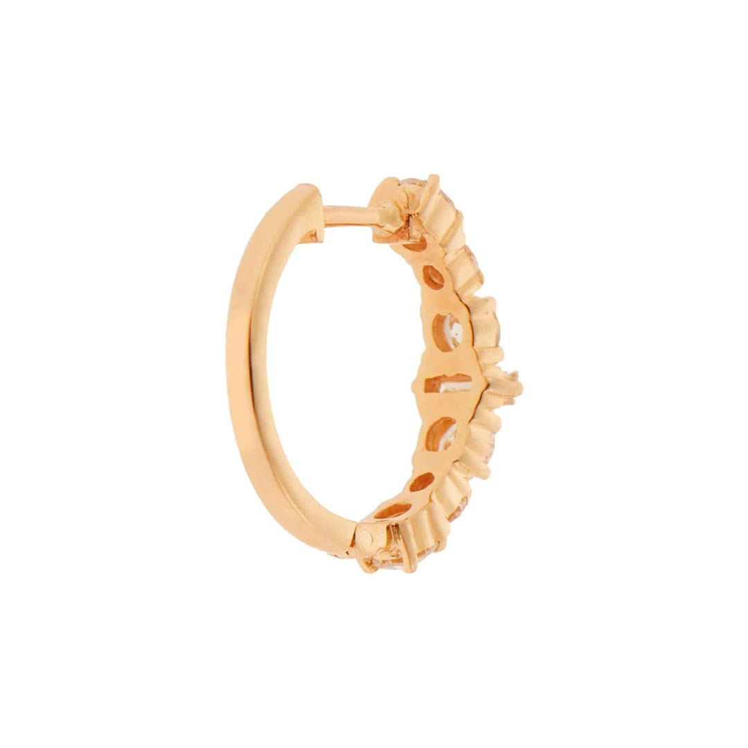 Round Rivulet Champagne Hoops - Rivulet - Ileana Makri