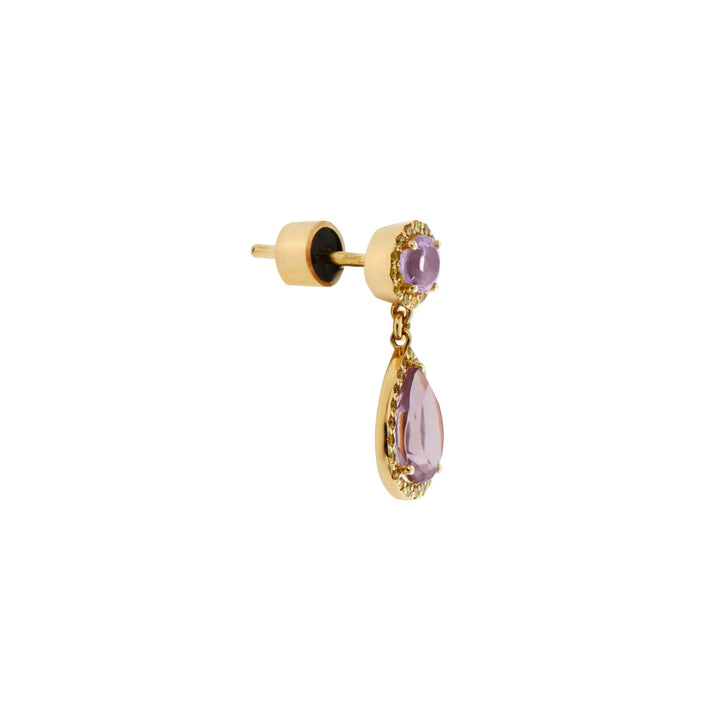 Royal Pink Amethyst Drops - Classic - Ileana Makri