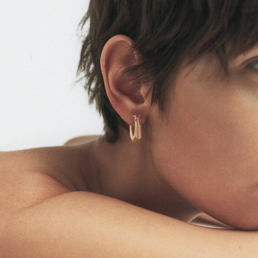Ruby Baba Earring - Marie Lichtenberg - Ileana Makri