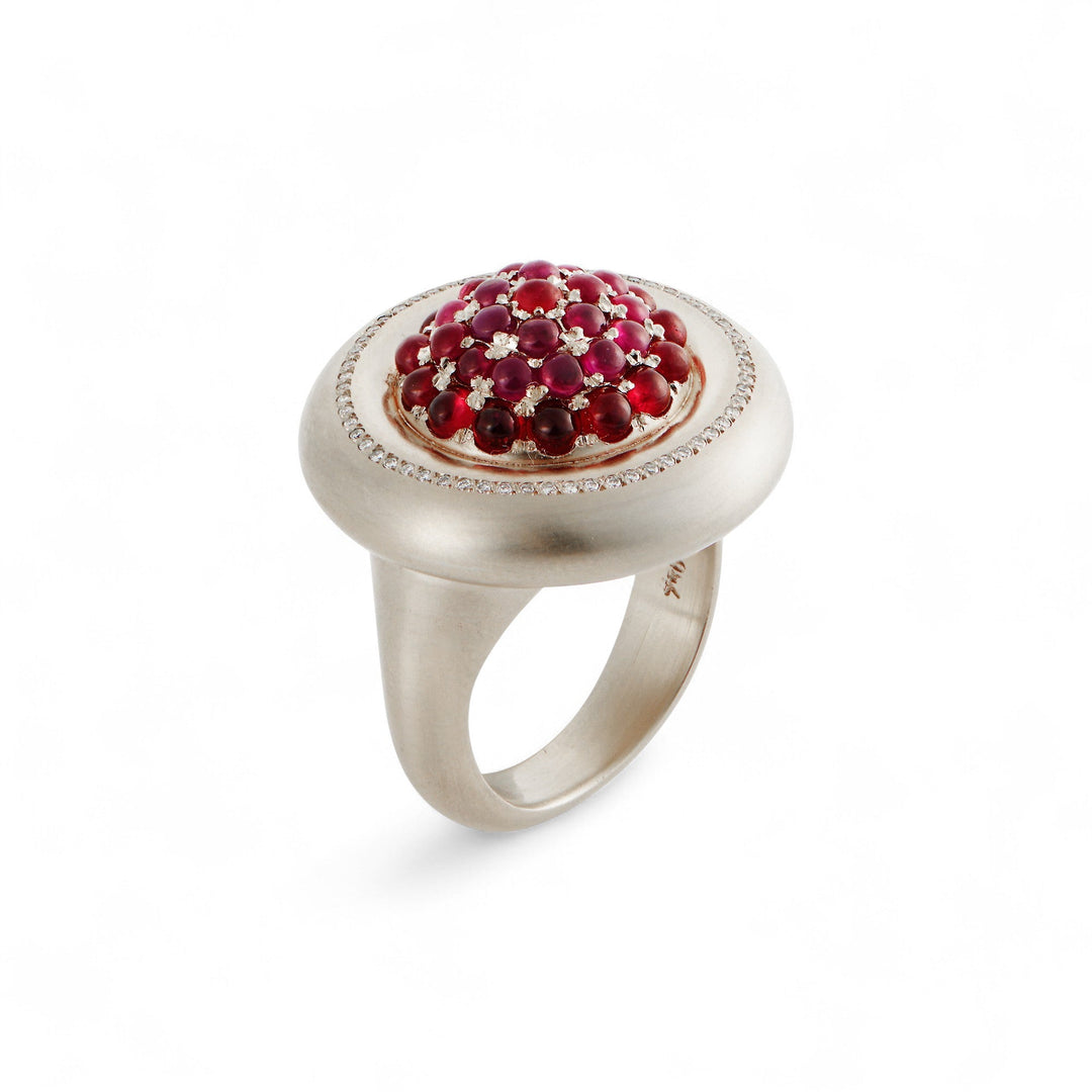 Ruby Caviar Ring W - RU - D - Fête - Ileana Makri