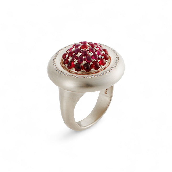 Ruby Caviar Ring W - RU - D - Fête - Ileana Makri