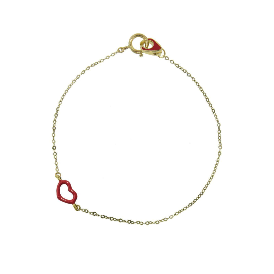 Ruby Heart Bracelet - Jordan Askill - Ileana Makri store