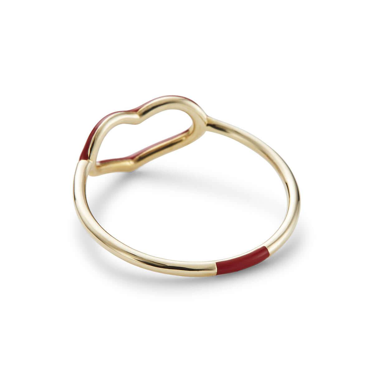 Ruby Heart Ring - Jordan Askill - Ileana Makri store