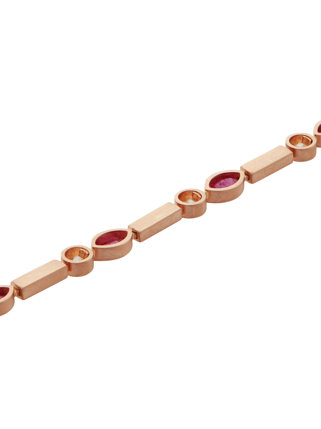 Ruby Navette Stream Bracelet P - D - Ru - Cascade - Ileana Makri