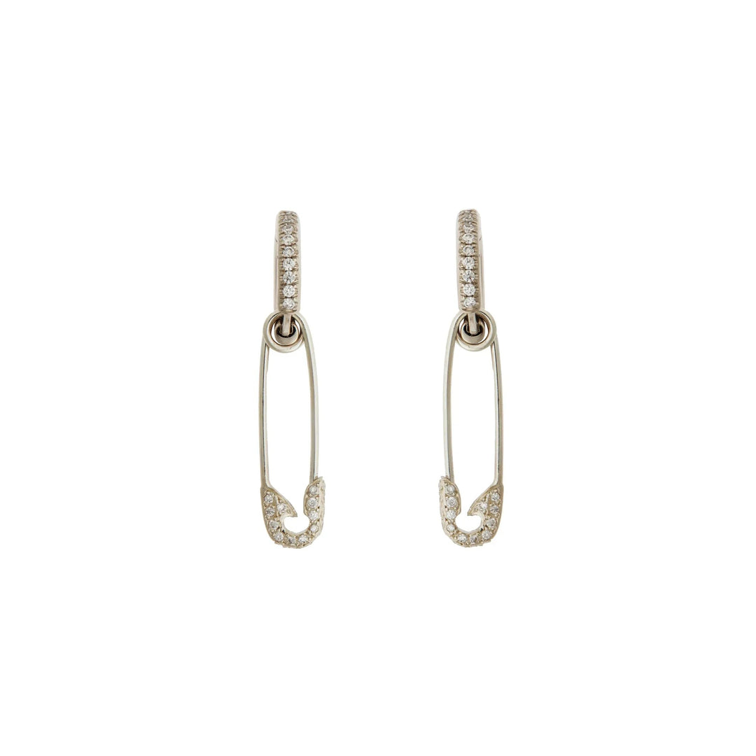 Safety Pin Midi Hoop W - D - PUNK - Ileana Makri