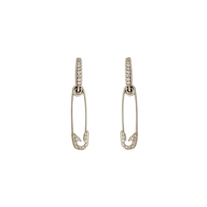 Safety Pin Midi Hoop W - D - PUNK - Ileana Makri