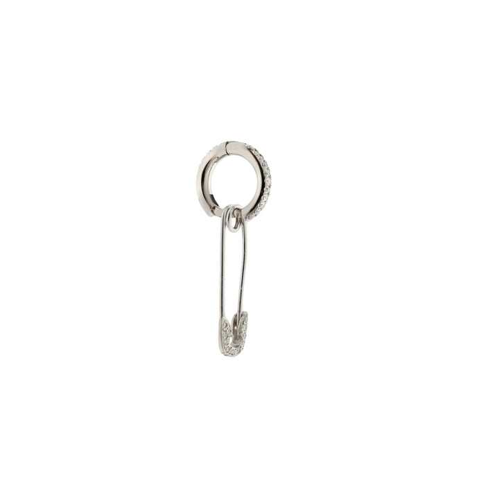 Safety Pin Midi Hoop W - D - PUNK - Ileana Makri