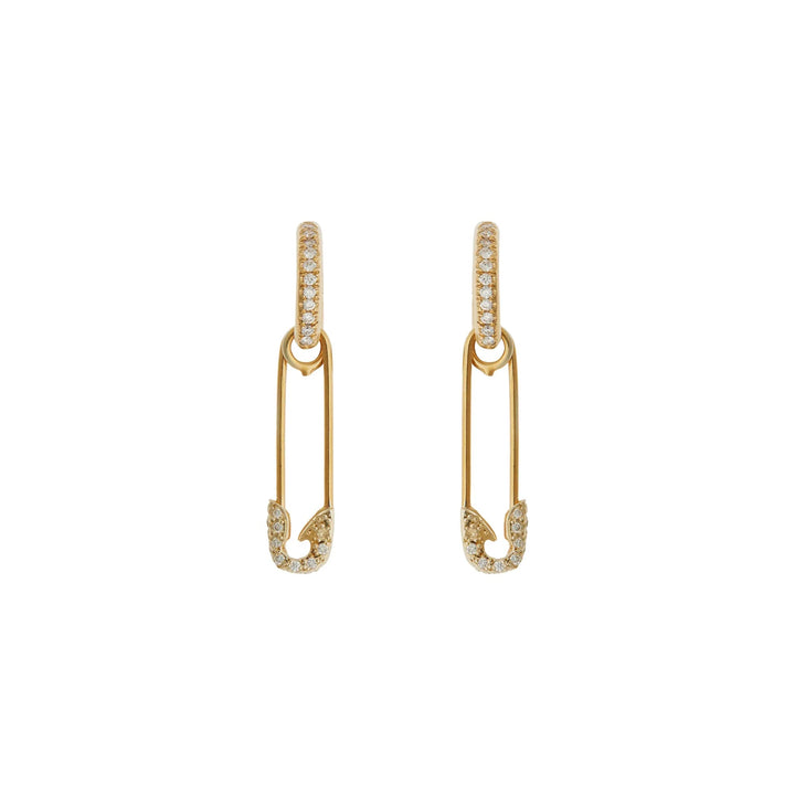 Safety Pin Midi Hoop Y - D - PUNK - Ileana Makri