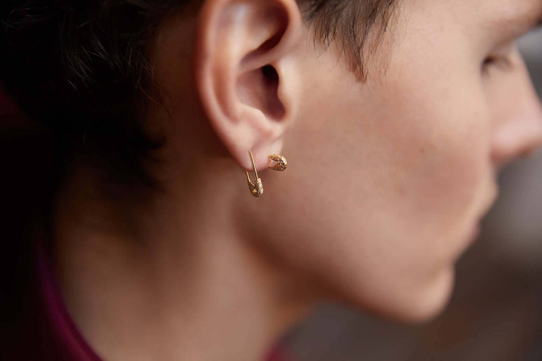 Safety Pin XS W - D - PUNK - Ileana Makri