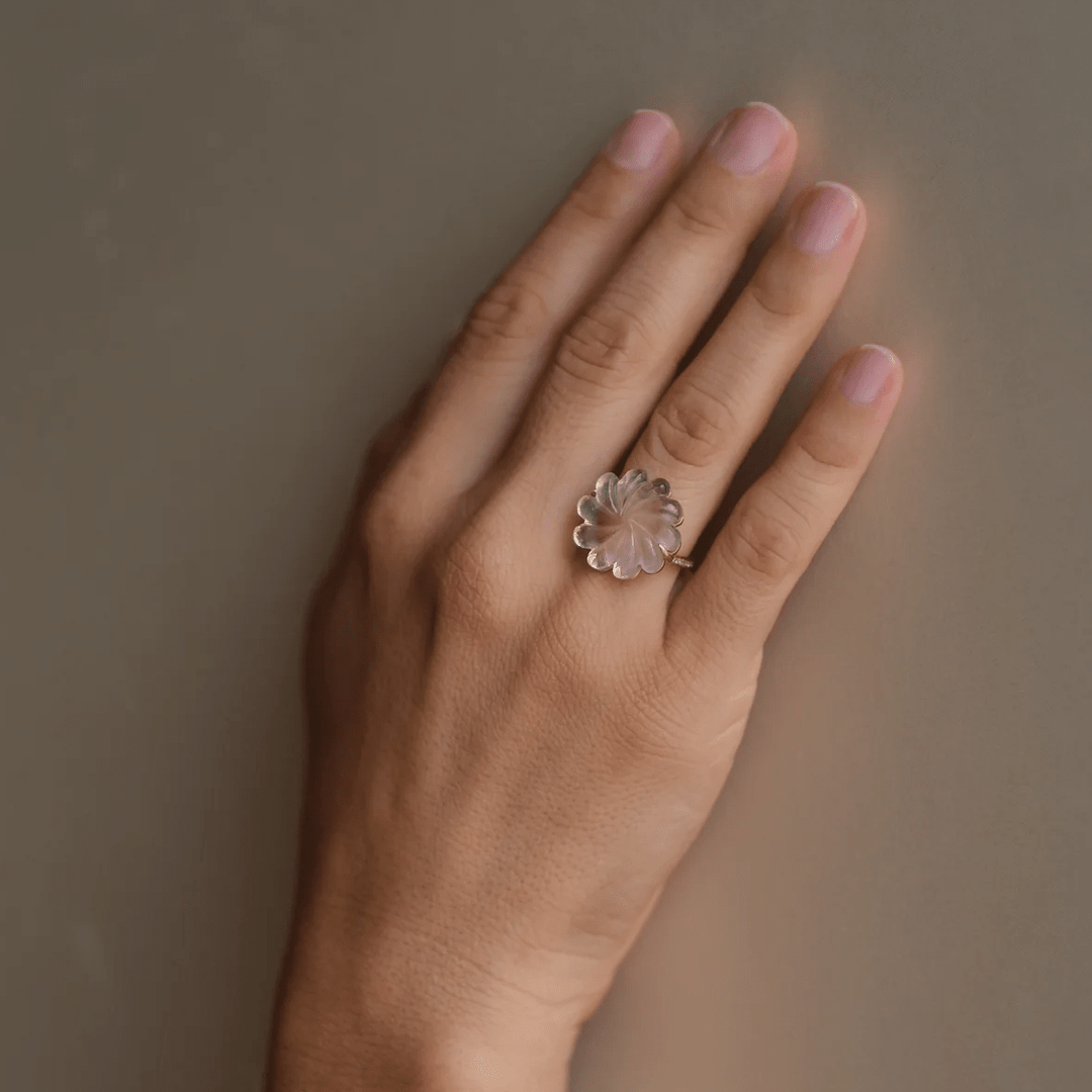 Sea Flower Quartz Ring - Maggoosh Fine - Ileana Makri