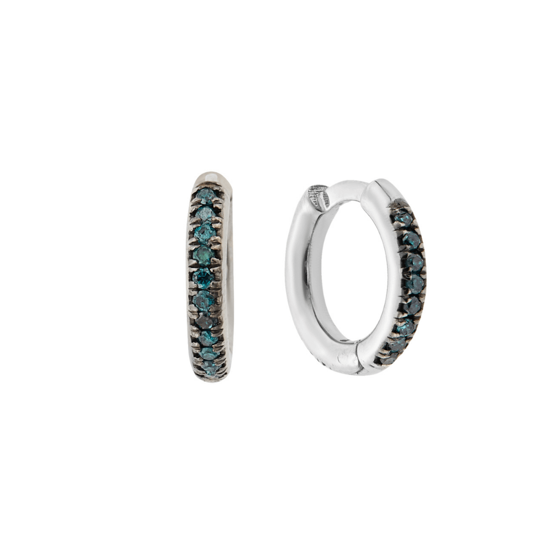 Seamless Midi Hoops W - BL - D - Classic - Ileana Makri