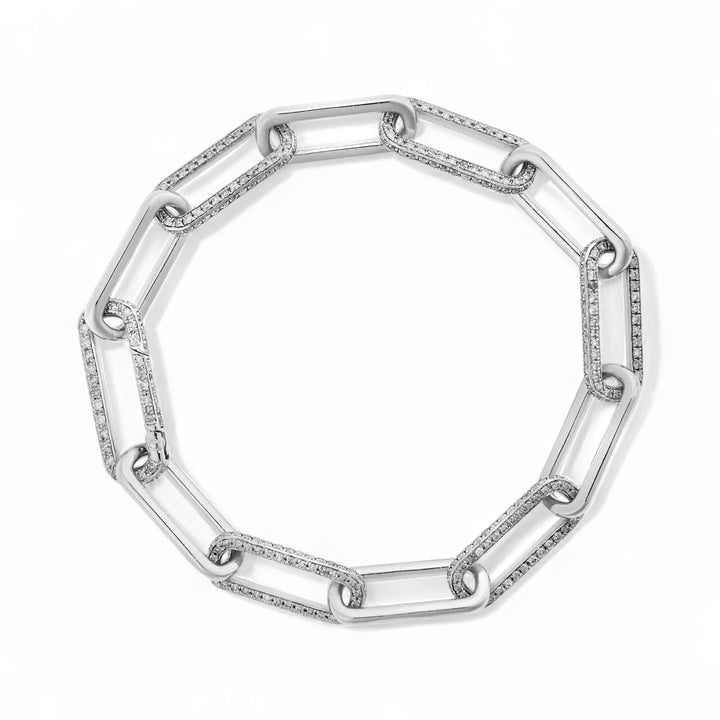 Seamless Oblong Multi Diamond Link