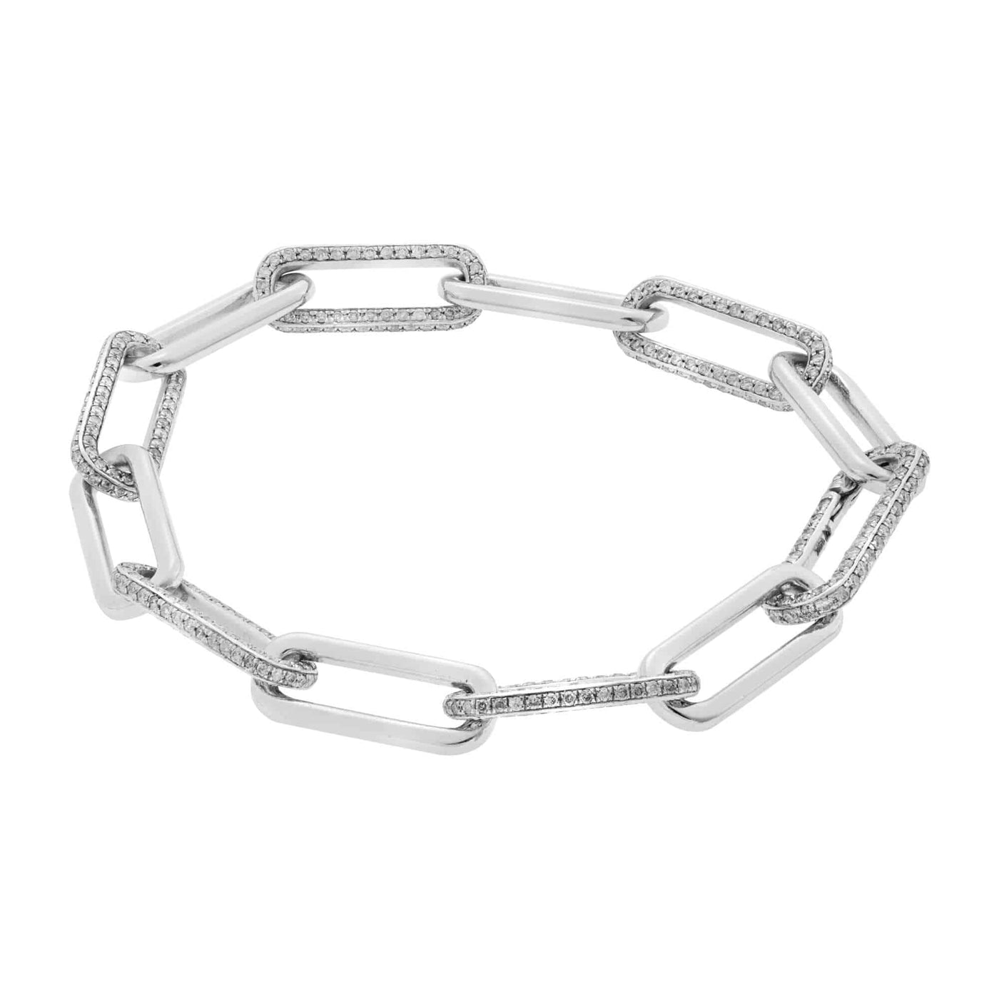 Seamless Oblong Multi Diamond Link - Chains - Ileana Makri store