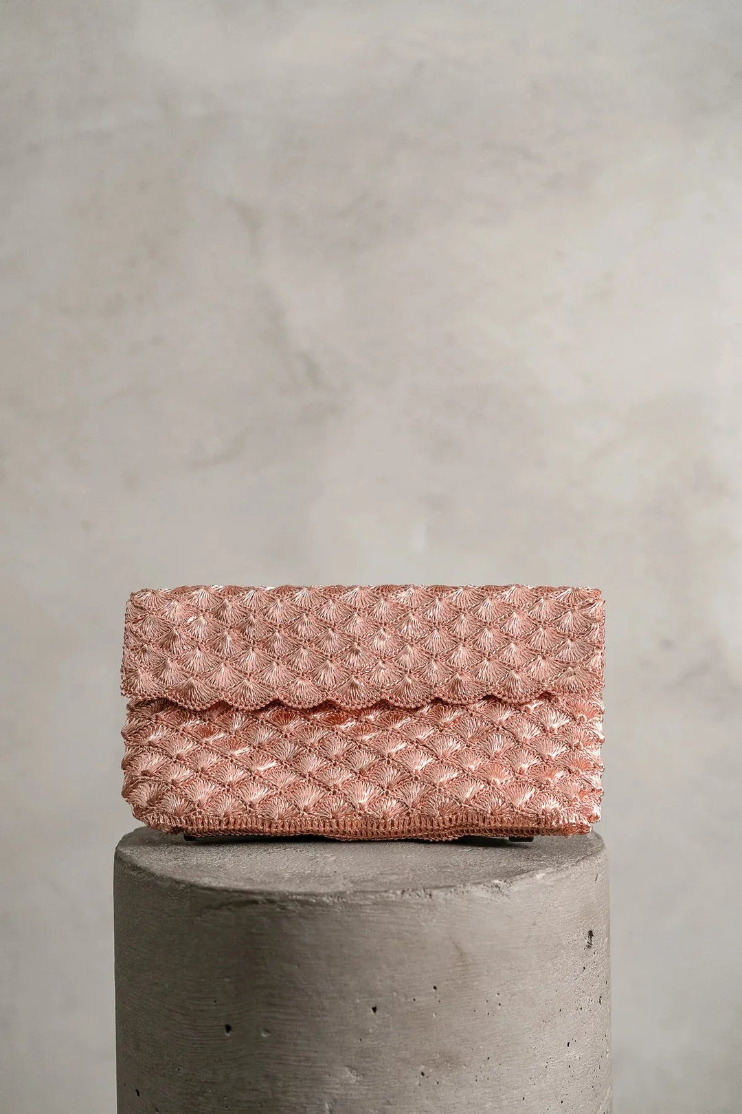 Seashell Clutch Rose - Verdi - Ileana Makri